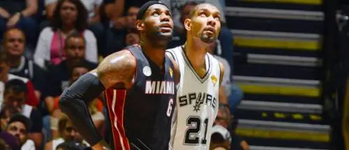 Uomini contro: Le Bron James e Tim Duncan