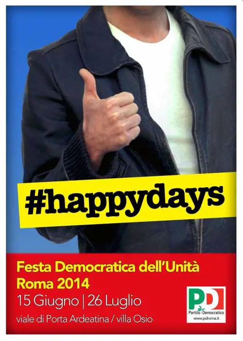 Il Pd celebra Fonzie alla festa dell'Unità
