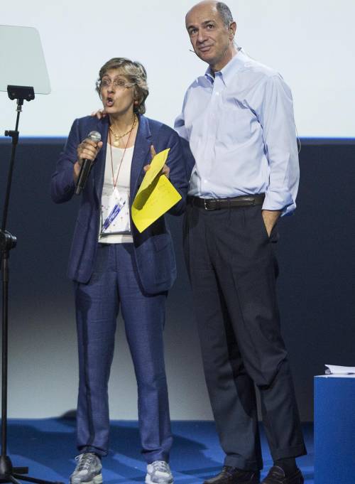 Corrado Passera e Giulia Bongiorno