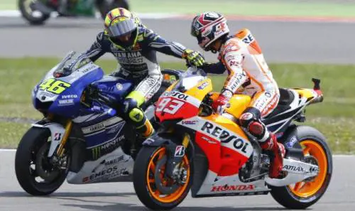 Tra Rossi e Marquez, in Catalunya, è spettacolo vero !