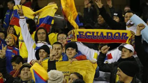 Il calore del tifo ecuadoregno