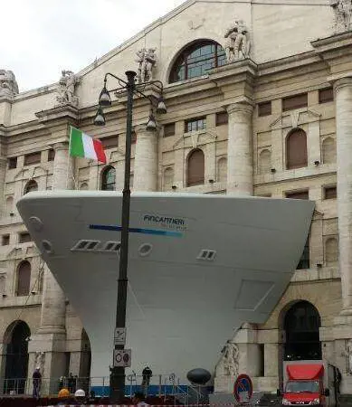 Fincantieri in Borsa fa rotta sull'Asia