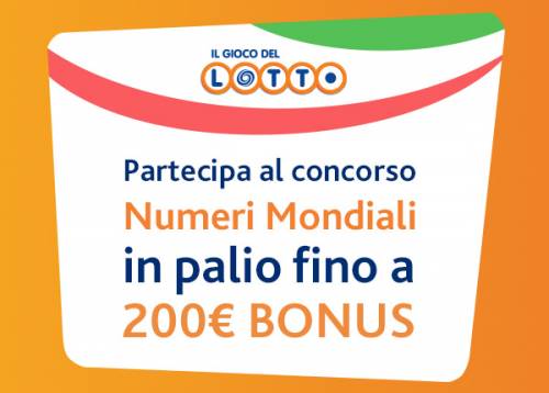 "Numeri mondiali" con il Lotto online di Lottomatica