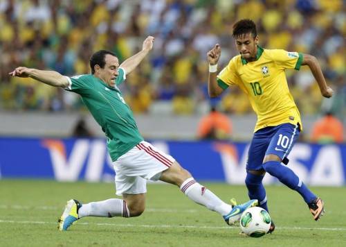 Neymar alla prova Messico