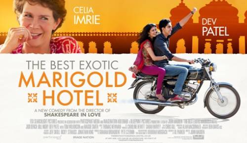 La locandina del film "Marigold hotel"