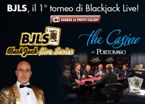 Blackjack Live Series, manda foto e video