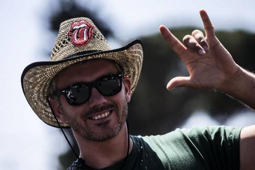 I fan in attesa del concerto dei Rolling Stones a Roma