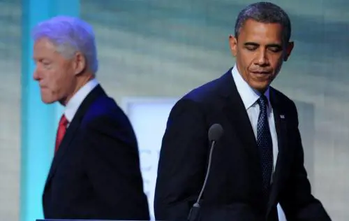 I coniugi Clinton e gli Obama: amore pubblico, odio privato