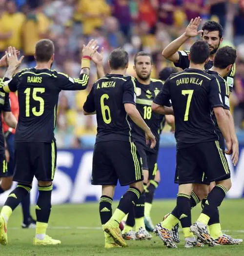 Villa, tacco pieno di baci. L'addio in maglia nera della Spagna campione