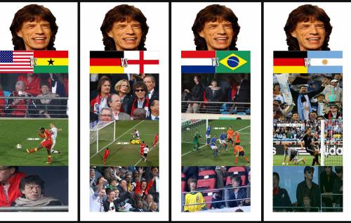 Per i tifosi brasiliani Mick Jagger gufo calcistico