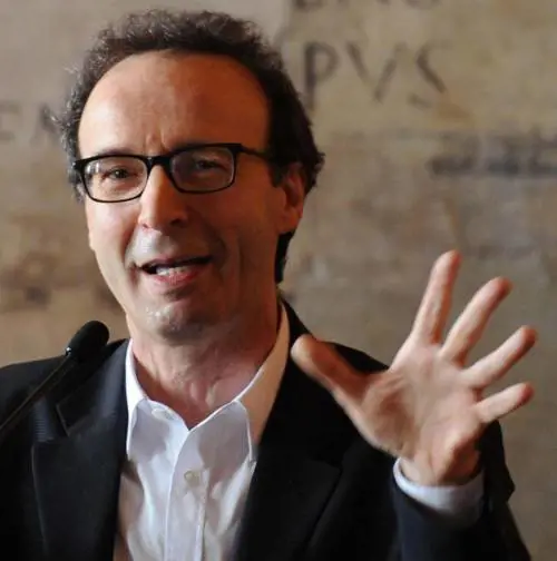 Benigni alla cena di gala con Renzi e Obama
