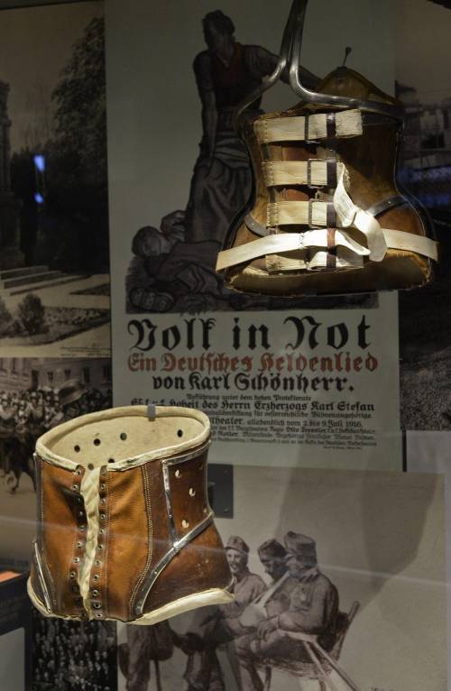 Gli oggetti della Grande guerra esposti a Vienna