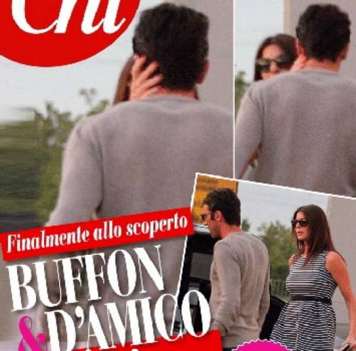 Buffon e D'Amico: le foto del primo bacio