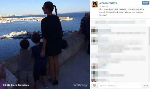Alena Seredova: "Guardo in avanti"