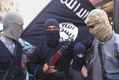 Combattenti del gruppo islamico Isis, acronimo di Stato islamico dell'Irak e del Levante