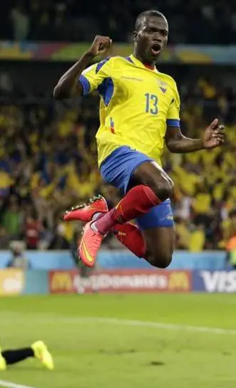 Enner Valencia, autore di tre reti a Brasile 2014