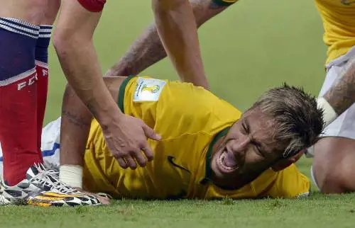 L'urlo di dolore di Neymar