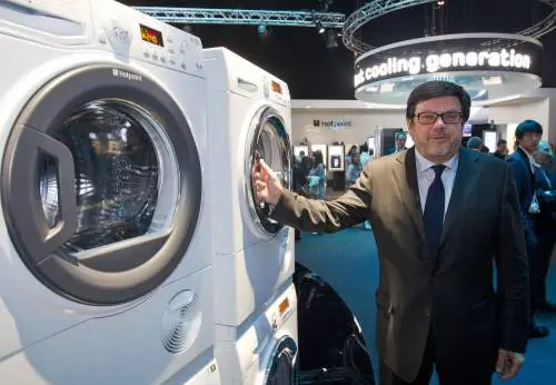 Il presidente e amministratore delegato di Indesit Company Marco Milani in una foto di archivio