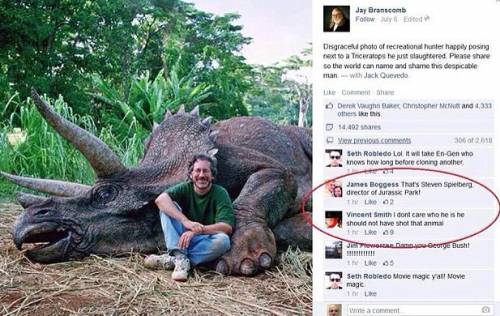 La foto di Spielberg che fa infuriare gli animalisti