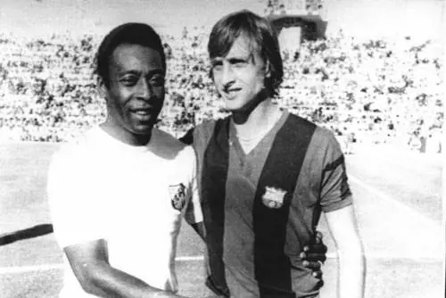 Crujff e Pelè, massimi rappresentanti di due Nazionali che hanno fatto la storia
