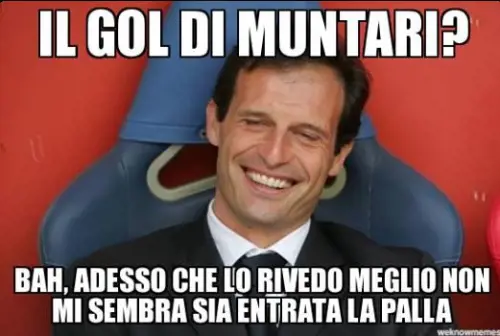 Arriva Allegri: ironie sul web