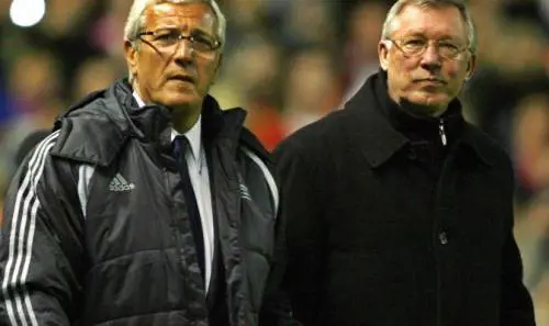 Lippi e Ferguson, in un'epoca in cui la Juve valeva di più dello United