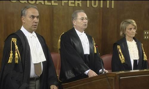 I giudici Alberto Puccinelli, Enrico Tranfa e Concetta Locurto