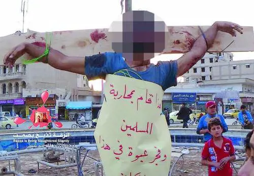 Quei corpi crocifissi sono la nuova arma contro l'Occidente