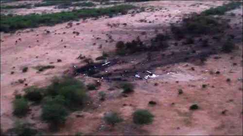 Aereo caduto in Mali: ecco le prime immagini