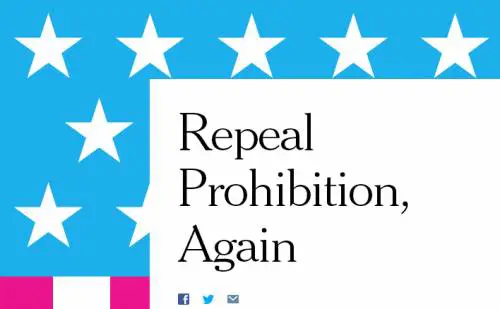 Il New York Times si schiera per la legalizzazione della marijuana