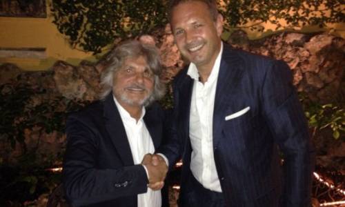 Mihajlovic con il nuovo Presidente Ferrero
