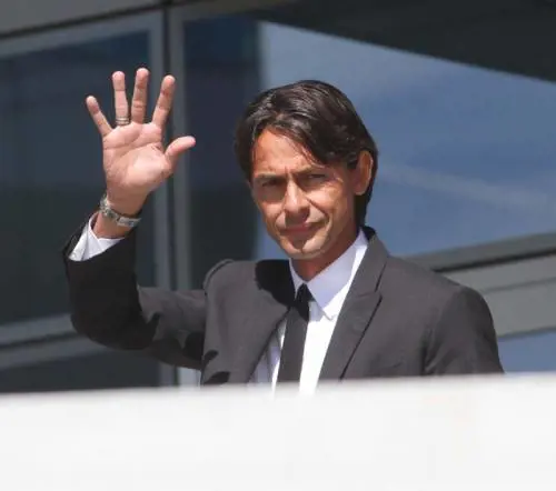 L'allenatore del Milan, Pippo Inzaghi