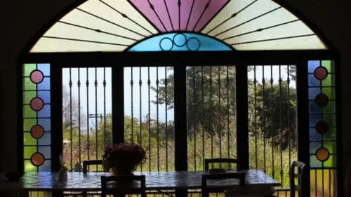 Un particolare della villa siciliana