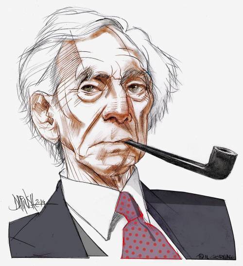 Più rissoso che pacifista Ecco il Russell privato