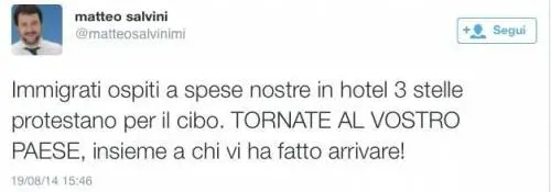 Il «tre stelle» non basta: immigrati in rivolta per cambiare albergo