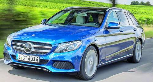 Mercedes C wagon divora la strada Elegante e sportiva