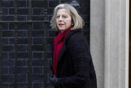 Theresa May, segretario di Stato inglese per gli Affari Interni