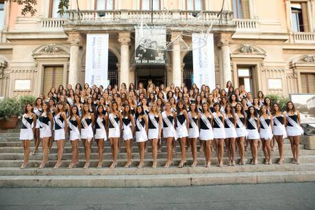 Le finaliste di una passata edizione di Miss Italia