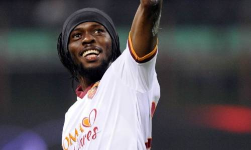 Gervinho, autore della rete del 2-0 giallorosso siglato in pieno recupero