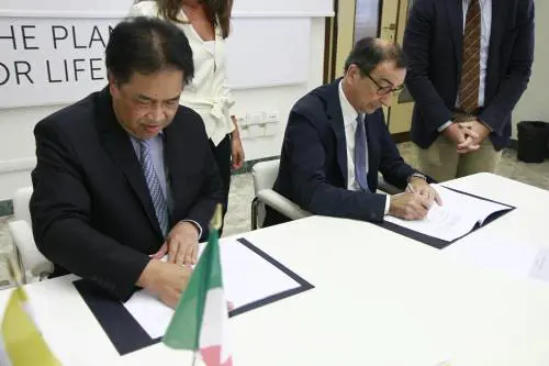 La firma della partecipazione del Sultanato di Brunei al Cluster delle Spezie di Expo