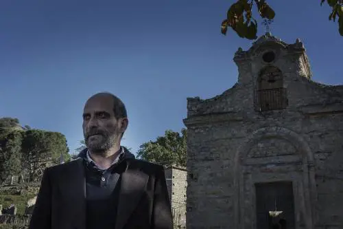 Sebastiano Filocamo sul set di "Anime nere" / Francesca Casciarri