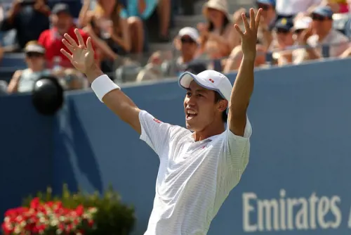 Il giapponese Nishikori, eroe di giornata