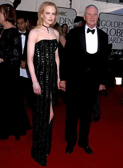 Nicole Kidman e il padre Antony ai 59esimi Golden Globe
