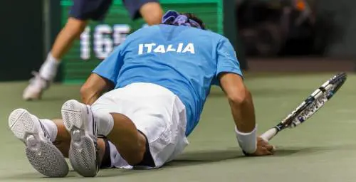 Per l'Italia di Davis neppure il Fognini show
