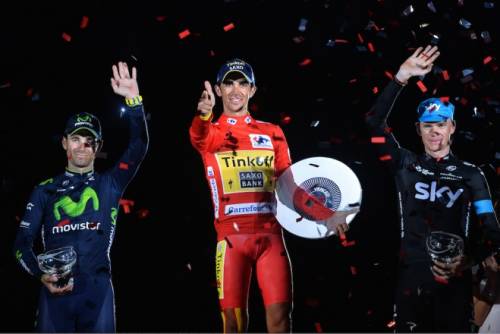 Il podio della Vuelta 2014