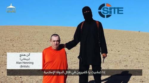Alan Henning minacciato dagli uomini dell'Isis