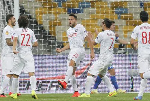 Europa League: Inter corsara in Ucraina, decide D'Ambrosio