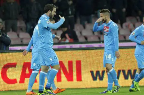 Higuain e Mertens, protagonisti della serata