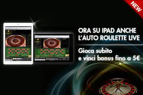 Lottomatica, arriva su iPad l'Auto Roulette