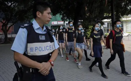 Manifestazione studentesca a Hong Kong